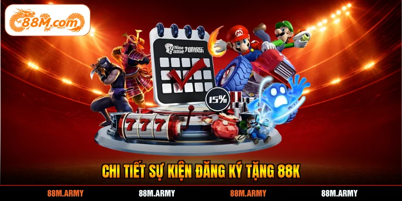 Chi tiết sự kiện đăng ký tặng 88K