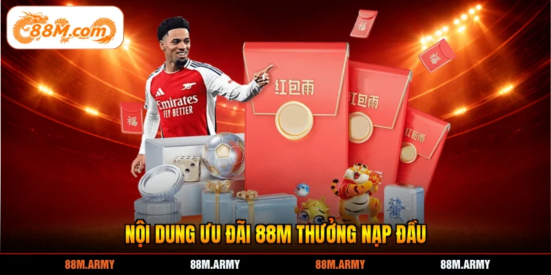 Nội dung ưu đãi 88M thưởng nạp đầu